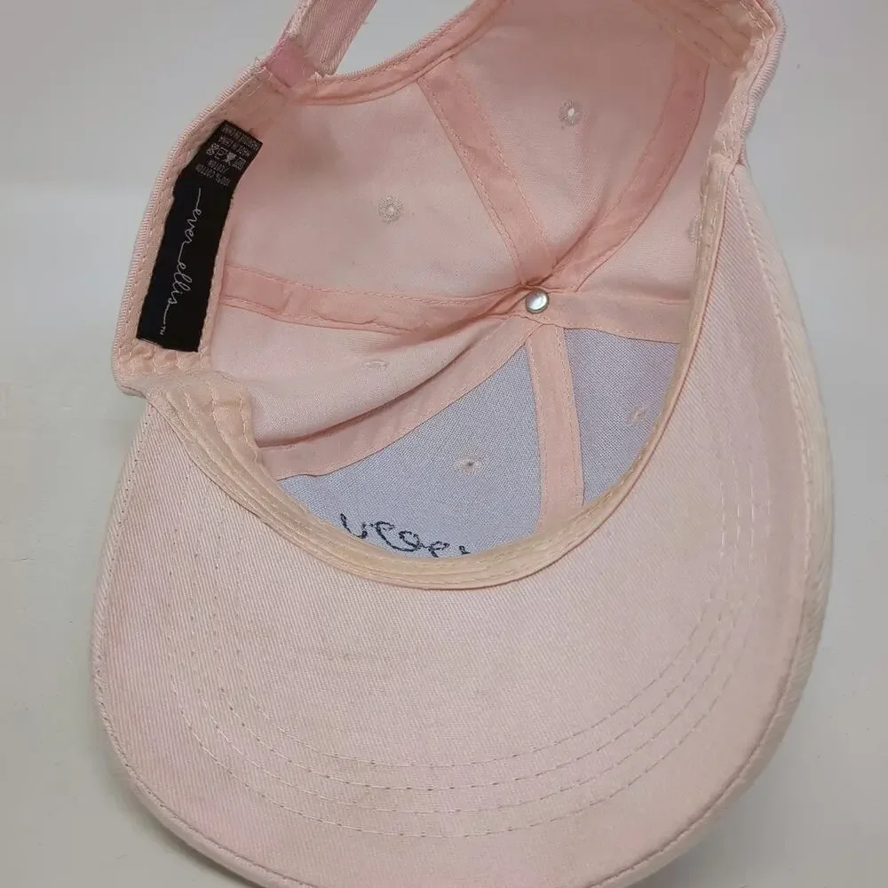 Ever Ellis Baseball Cap Pink One Size Hungover Embroidered Strapback Hat